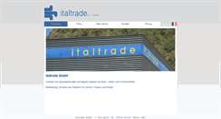 Desktop Screenshot of italtrade.info