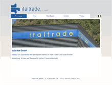 Tablet Screenshot of italtrade.info